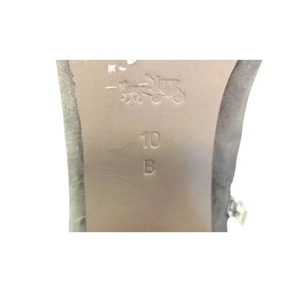 COACH Bonnie Women's Block Heeled Bootie Boots Size 10 B Suede Tan - Picture 11 of 14